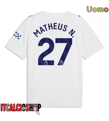 Manchester City Matheus Nunes #27 Terza Maglia 2026-27 Manica Corta
